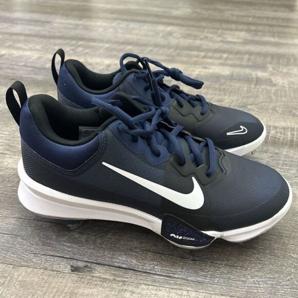 Nike Baseball‎ Cleats Men 7.5 Navy Blue Force Zoom Mike Trout 9 Pro FB2907-400